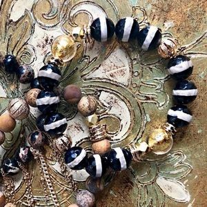 The Lace Project Murano Glass bracelet